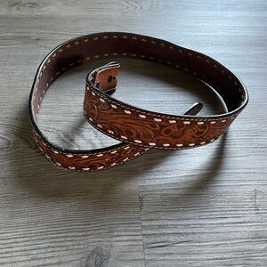 Leather Western Belt